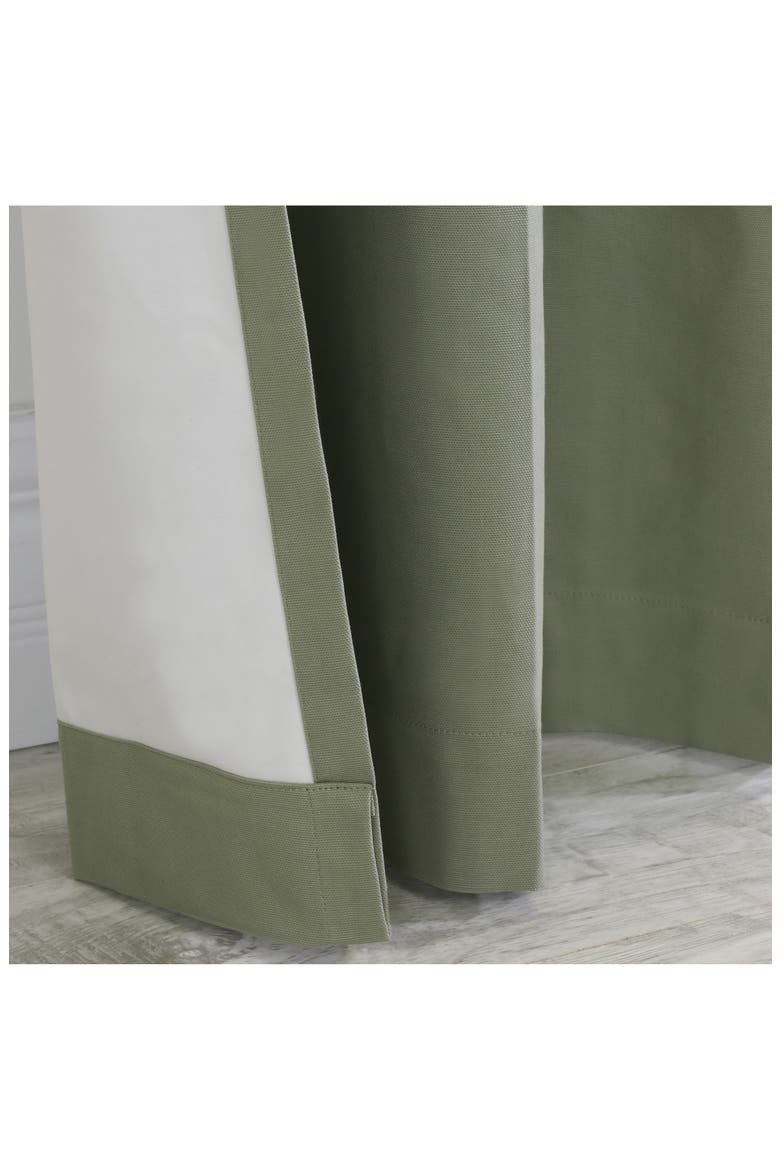 Indoor Cotton Panel Curtain, Alternate, color, SAGE