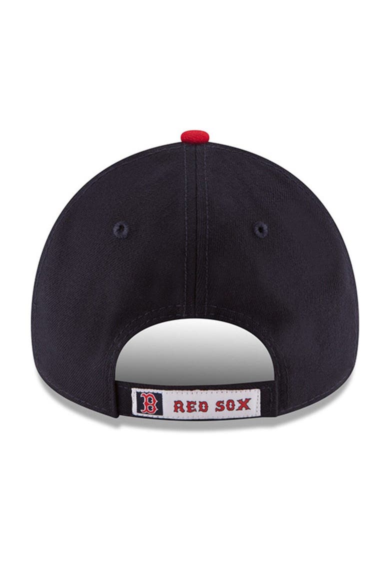 Men's New Era Navy Boston Red Sox League Logo 9FORTY Adjustable Hat, Alternate, color, Navy