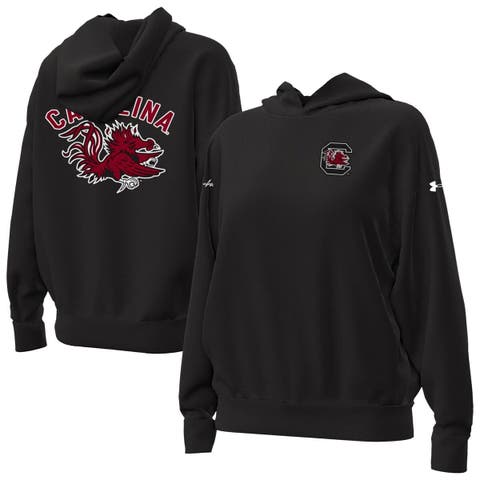 Women's Under Armour Black South Carolina Gamecocks Oversized Gameday Icon Hoodie