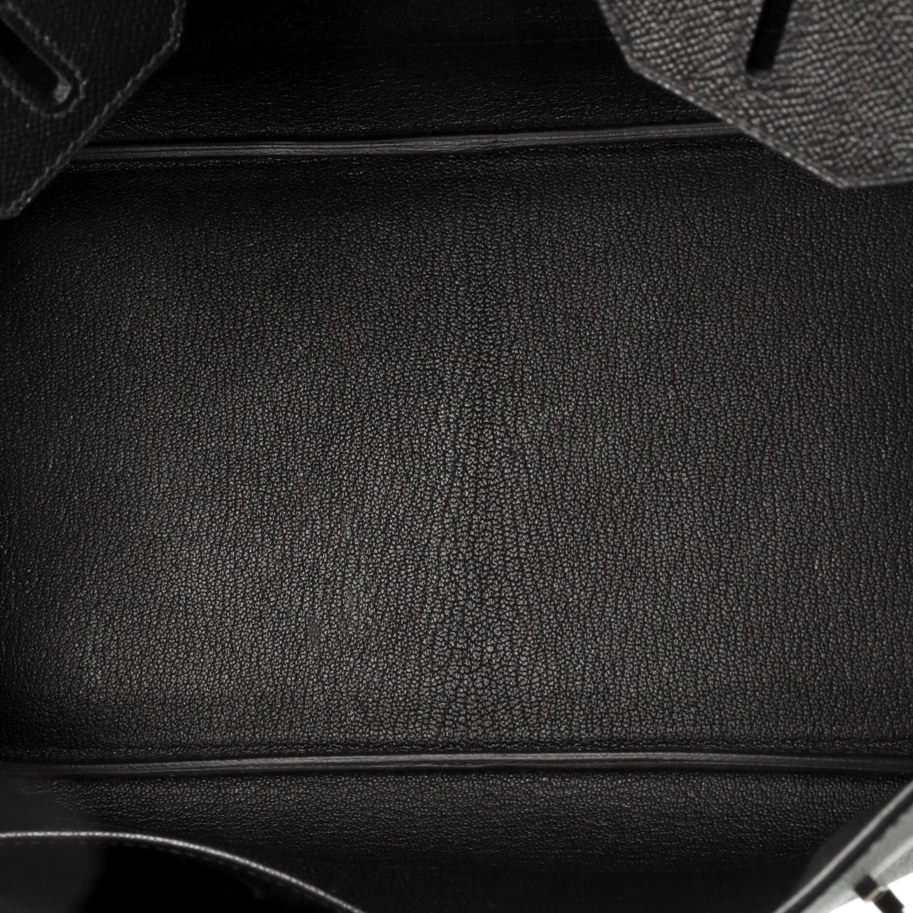 Pre-Owned Hermes Birkin Handbag Black Epsom with Palladium Hardware 30, Alternate, color, 