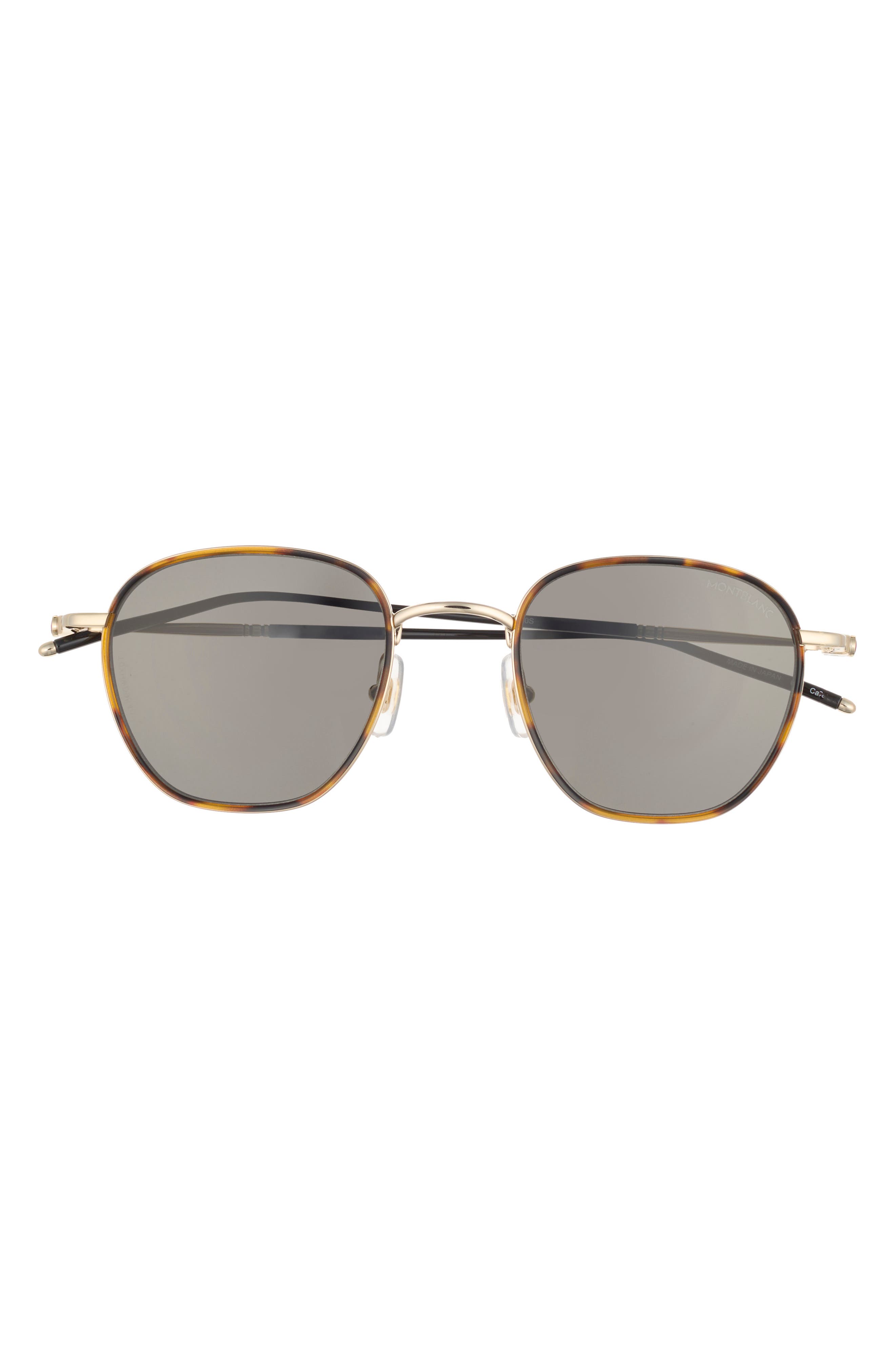 Montblanc 49mm Square Sunglasses