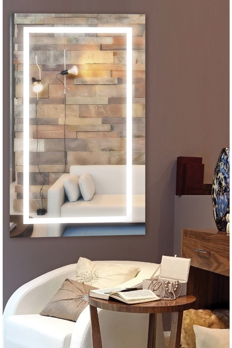 Adele LED Mirror, Alternate, color, METALLIC SILVER