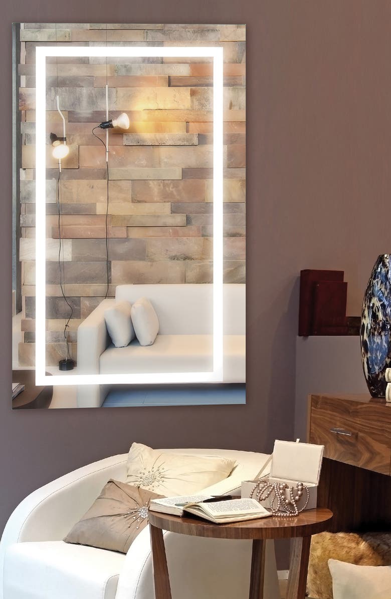 Renwil Adele LED Mirror, Alternate, color, Metallic Silver