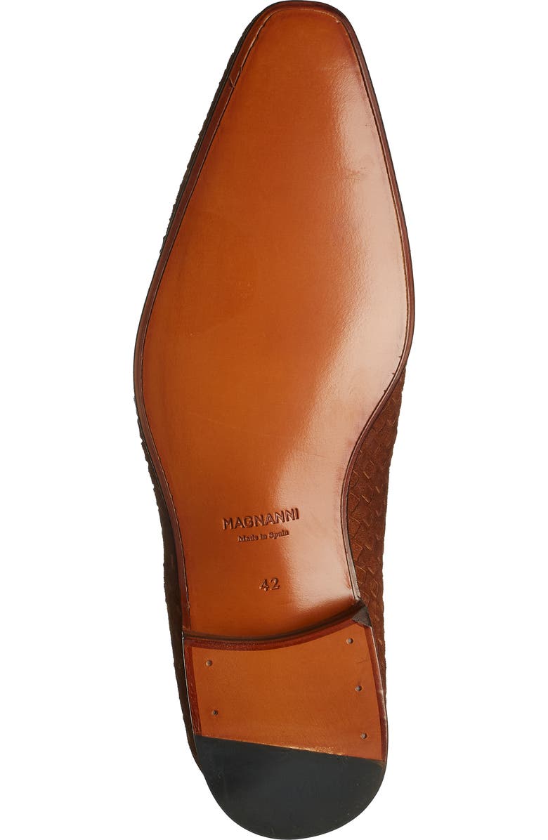 Magnanni 22031 Monk Strap Leather Dress Shoe, Alternate, color,