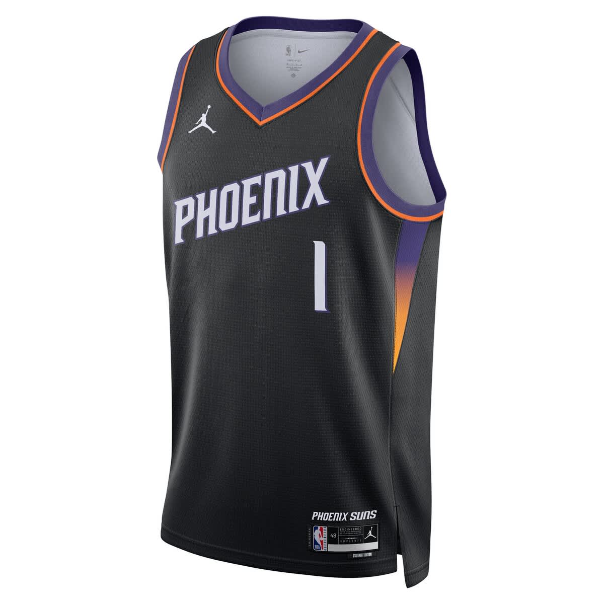 devin booker black swingman jersey