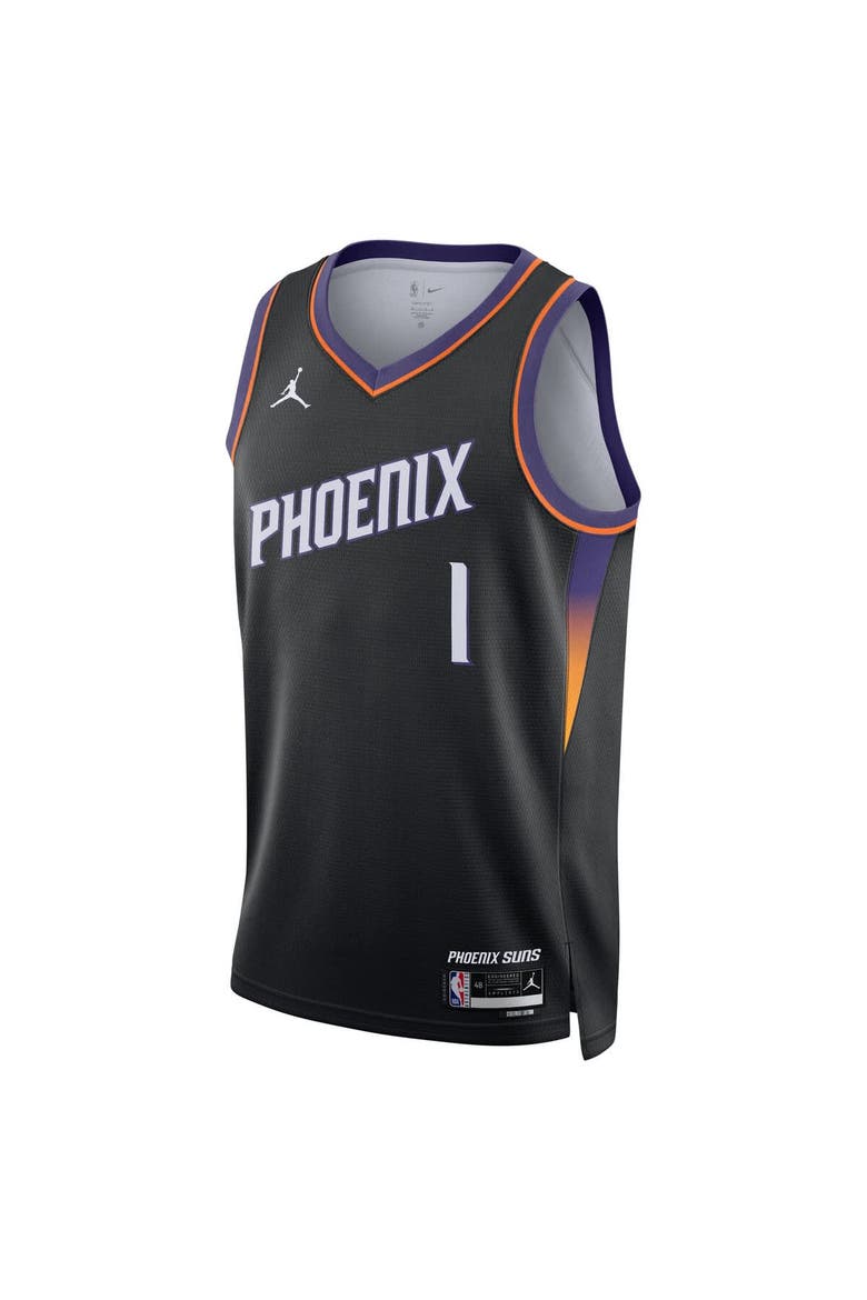 Unisex Jordan Brand Devin Booker Black Phoenix Suns Swingman Jersey - Statement Edition, Alternate, color, Black