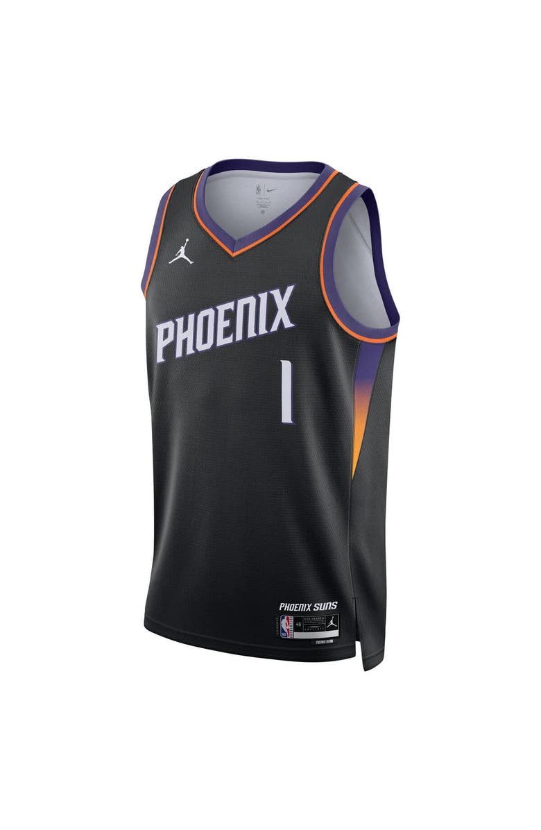 Jordan Brand Unisex Jordan Brand Devin Booker Black Phoenix Suns Swingman Jersey - Statement Edition, Alternate, color, Black