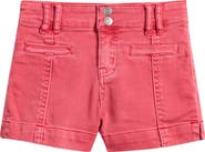 Tractr Kids' Faded Welt Pocket Denim Shorts