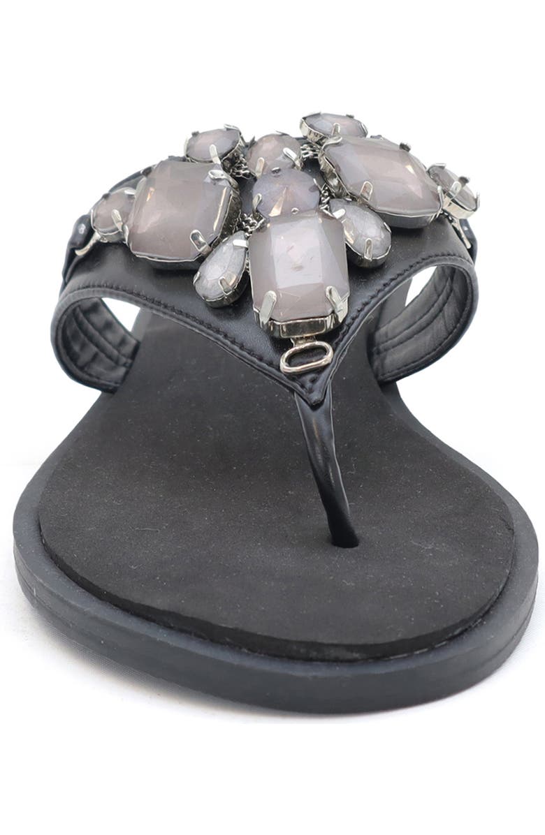 WLK by S. Miller Myles Embellished Sandal, Alternate, color, Black