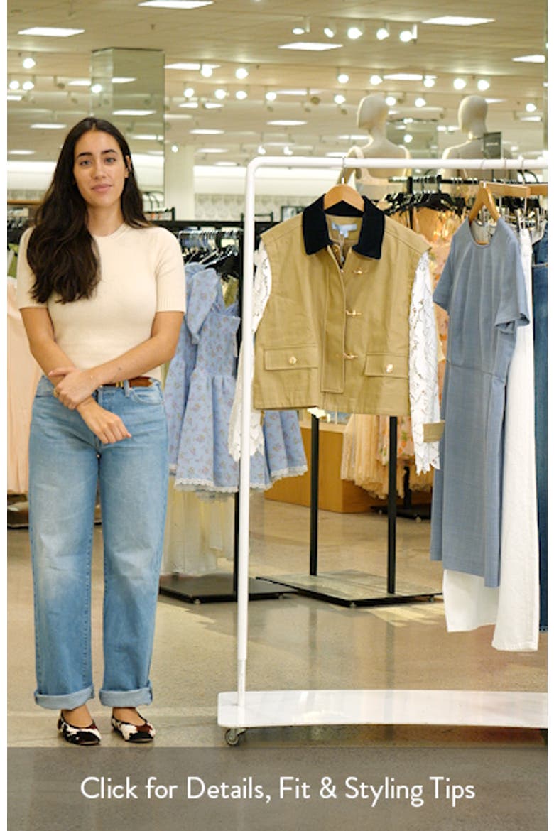 The Clarisse Lace Sleeve Barn Jacket video