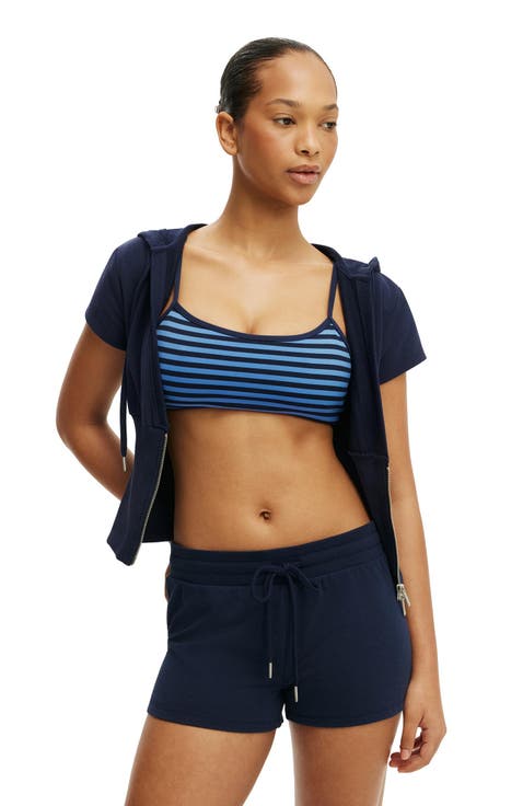 Women's Active Sculpt Fleece Cap Sleeve Zip Through