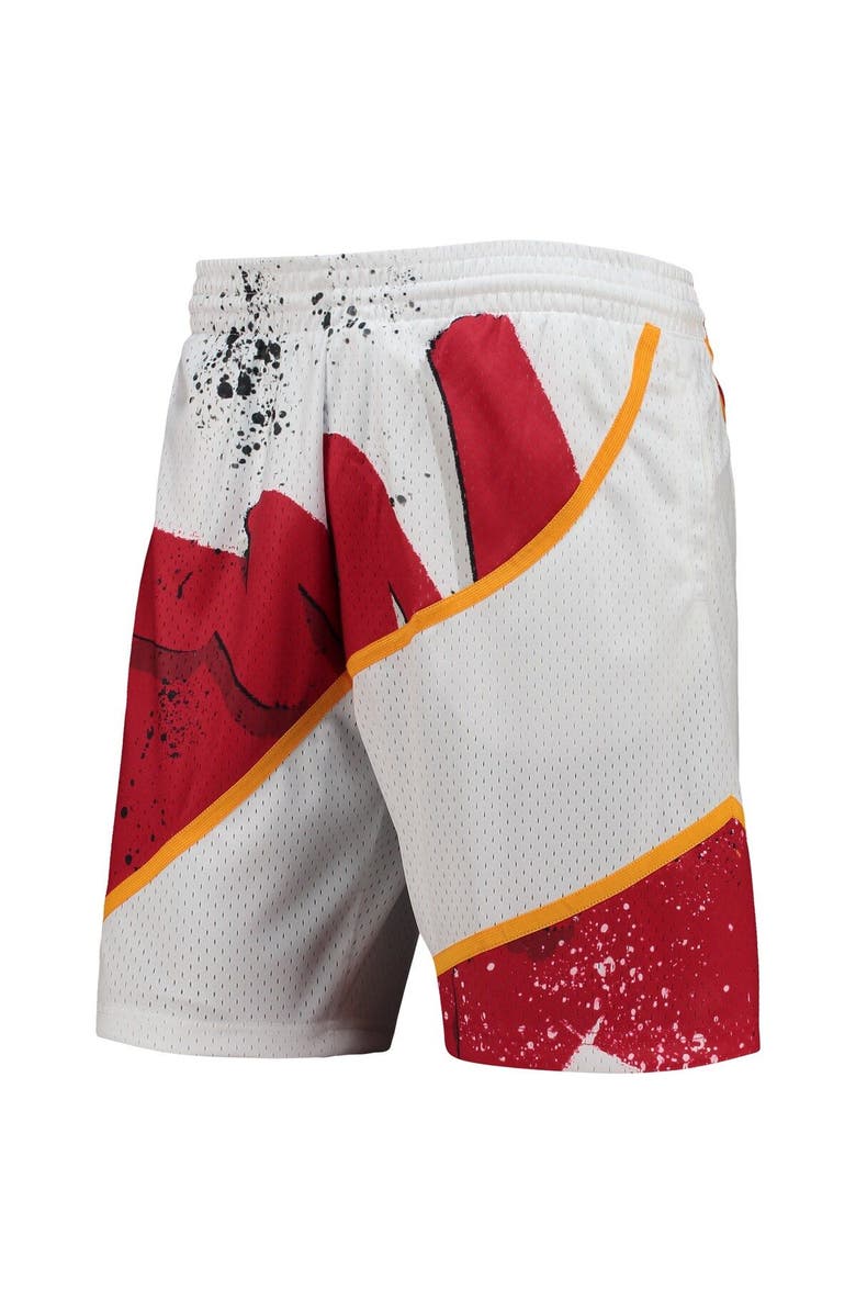 Mitchell & Ness Men's Mitchell & Ness White Atlanta Hawks Hardwood Classics 1986 Hyper Hoops Swingman Shorts, Alternate, color, White