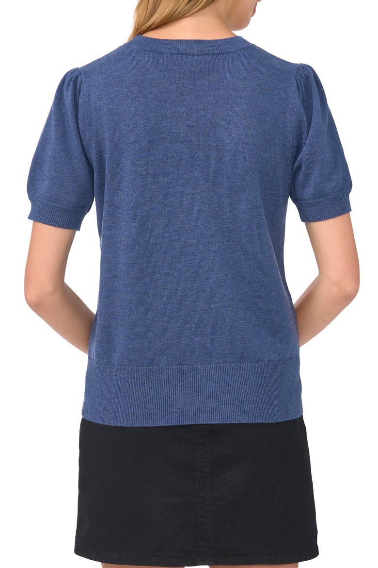 Puff Sleeve Sweater, Alternate, color, BLUEBERRY SMOKE