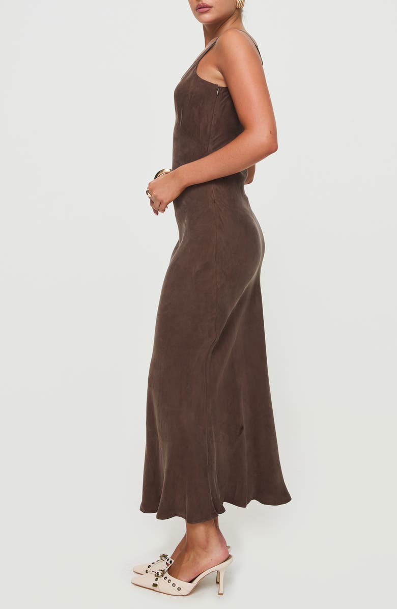 Princess Polly Laurette Maxi Dress, Alternate, color, Brown
