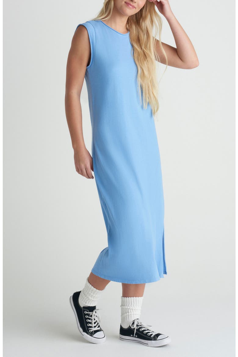 California Cotton Jersey Dress, Alternate, color, PROVENCE