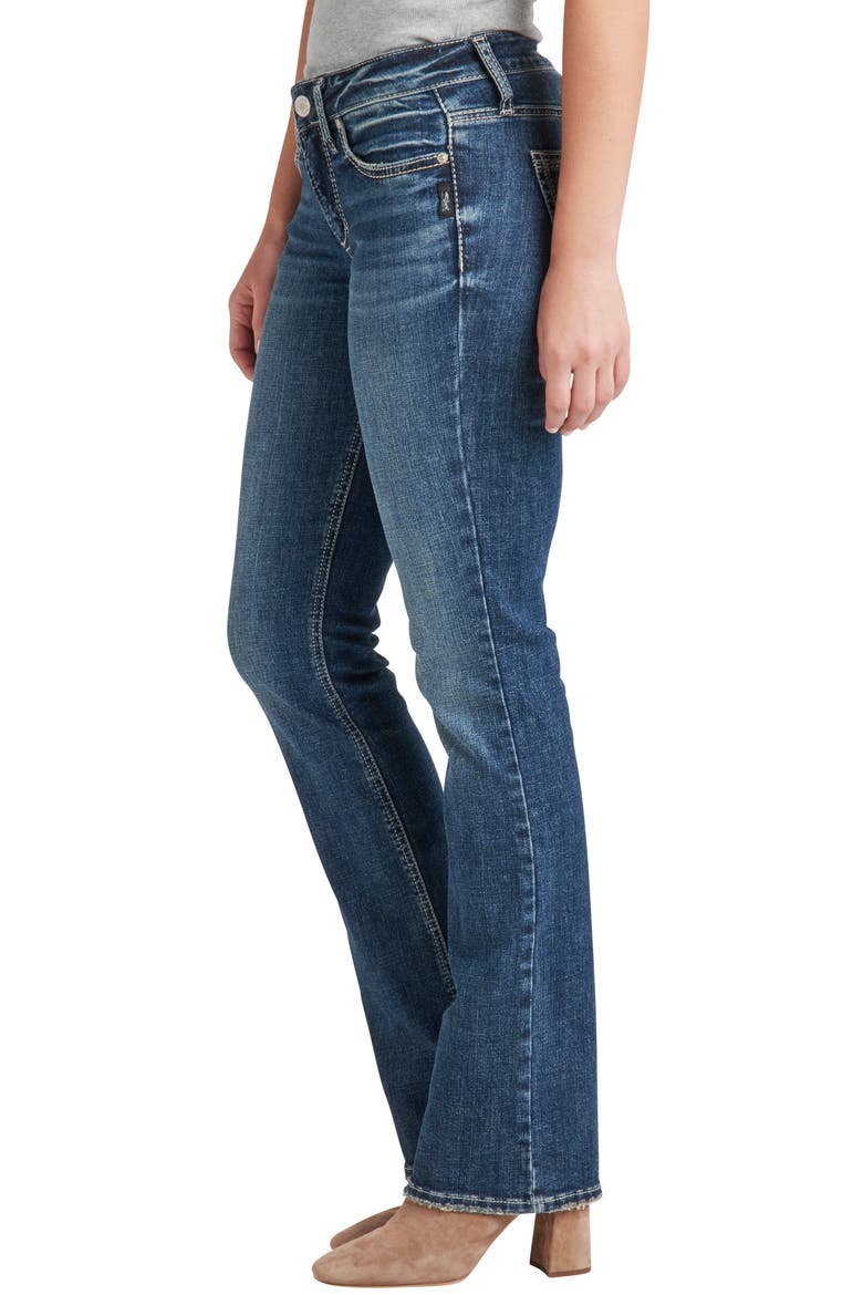 Britt Low Rise Slim Bootcut Jeans, Alternate, color, INDIGO