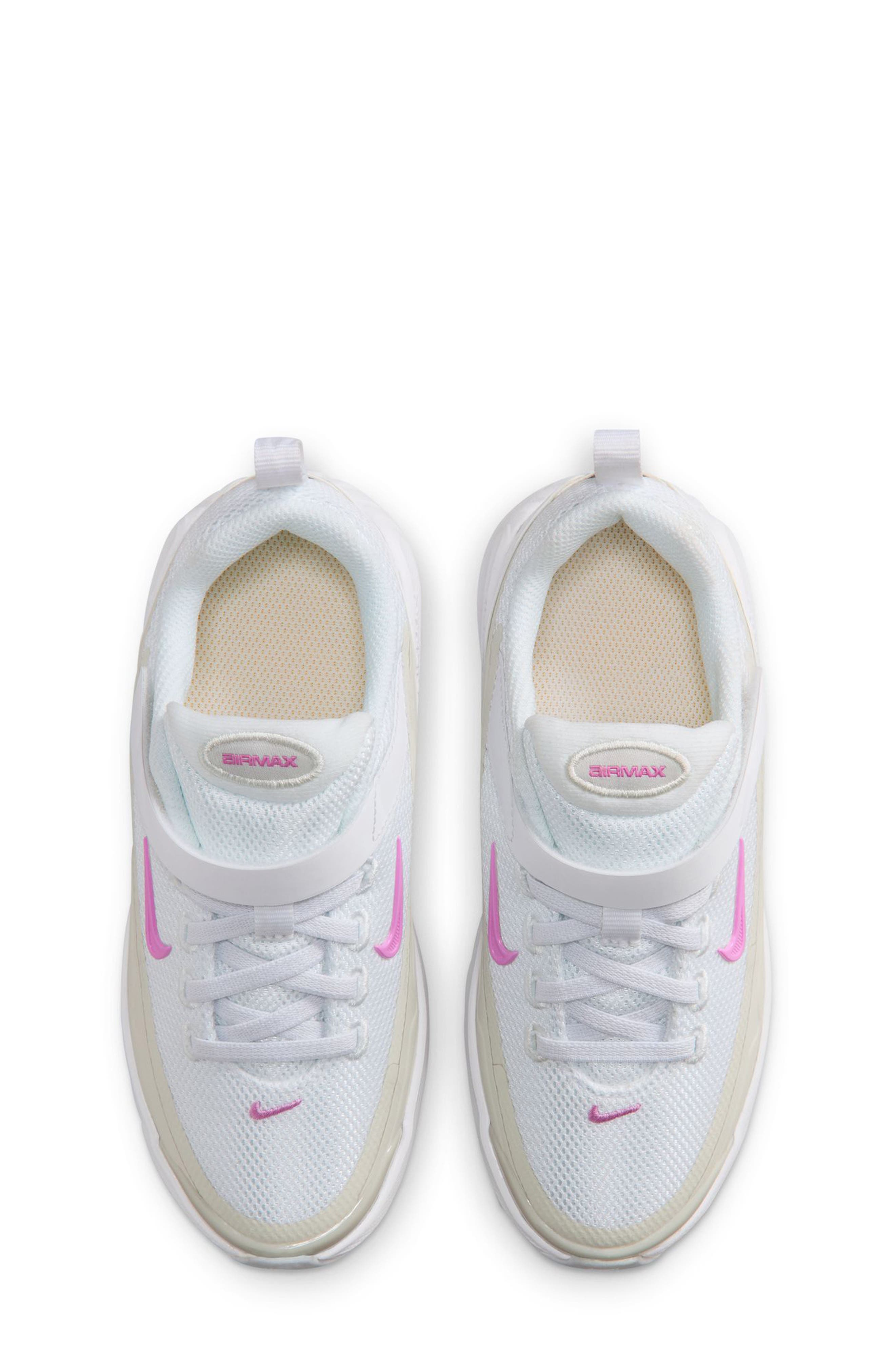 Nike Kids' Air Max Bia Sneaker, Alternate, color, White/ Magenta/ Spruce Aura