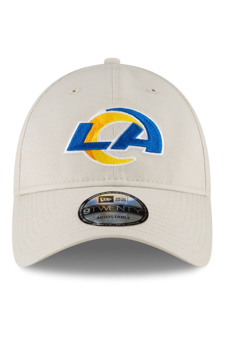 Men's New Era Khaki Los Angeles Rams DB Playmaker 9TWENTY Adjustable Hat, Alternate, color, Khaki