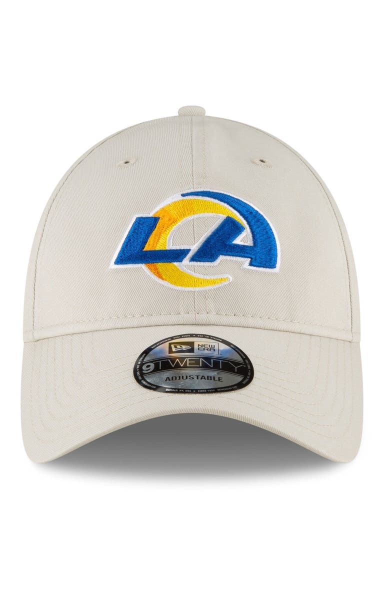 New Era Men's New Era Khaki Los Angeles Rams DB Playmaker 9TWENTY Adjustable Hat, Alternate, color,