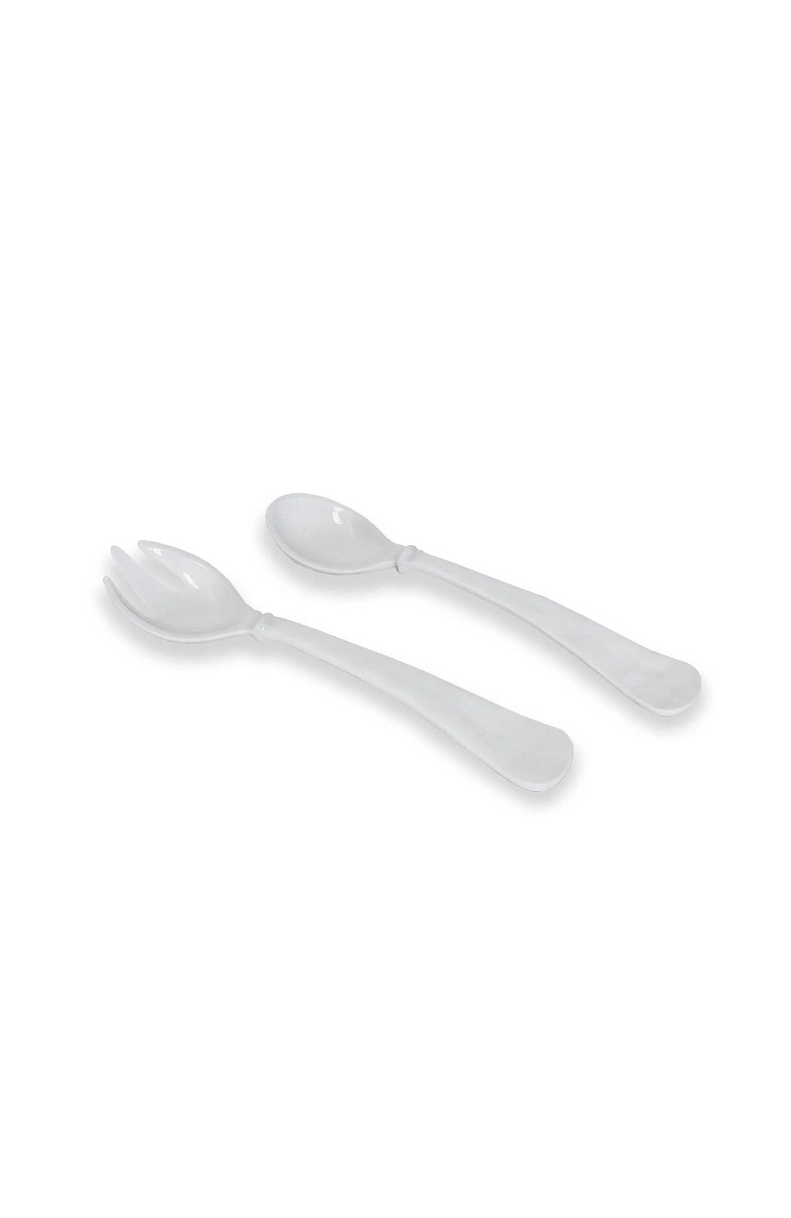 Beatriz Ball Collection Vida Havana Large Salad Servers In White