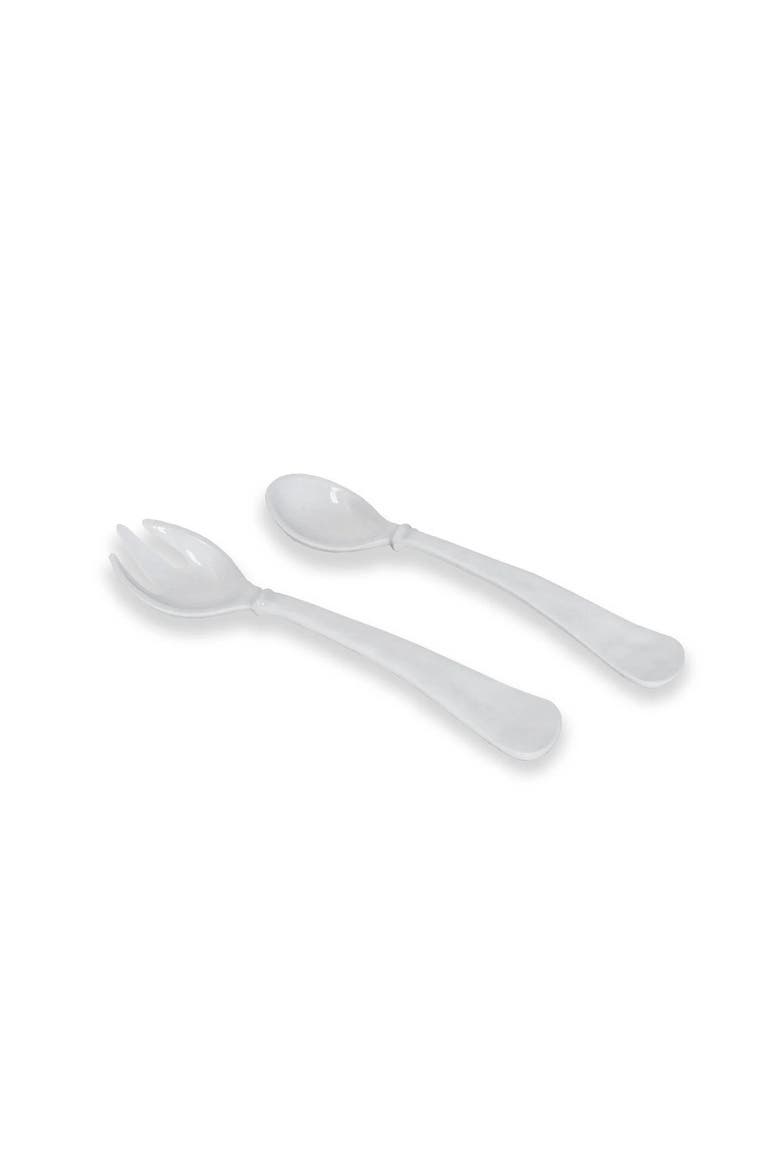 Vida Havana Large Salad Servers, Main, color, White