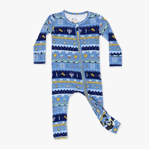 Baby Hanukkah Fair Isle Convertible Footie (Baby)