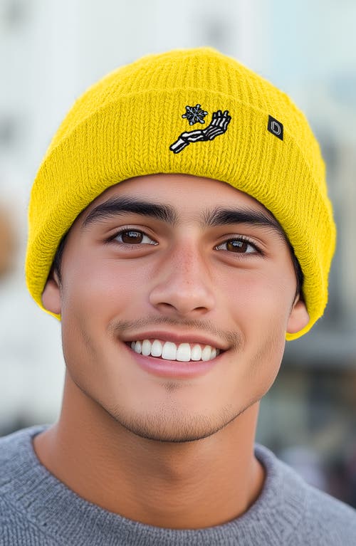 Dalix Chill Touch Beanie In Yellow