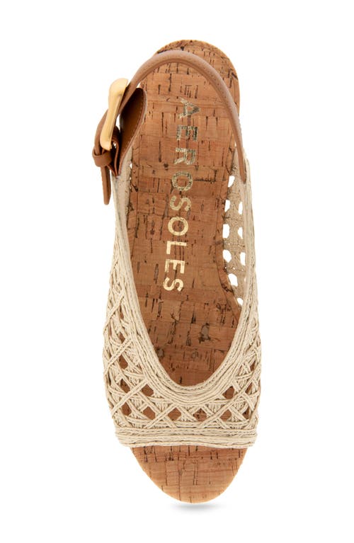 AEROSOLES AEROSOLES CORNELIA SLINGBACK PLATFORM SANDAL 