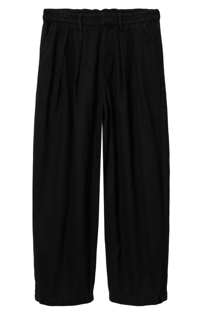 AllSaints Becco Straight Leg Pants, Alternate, color, Black