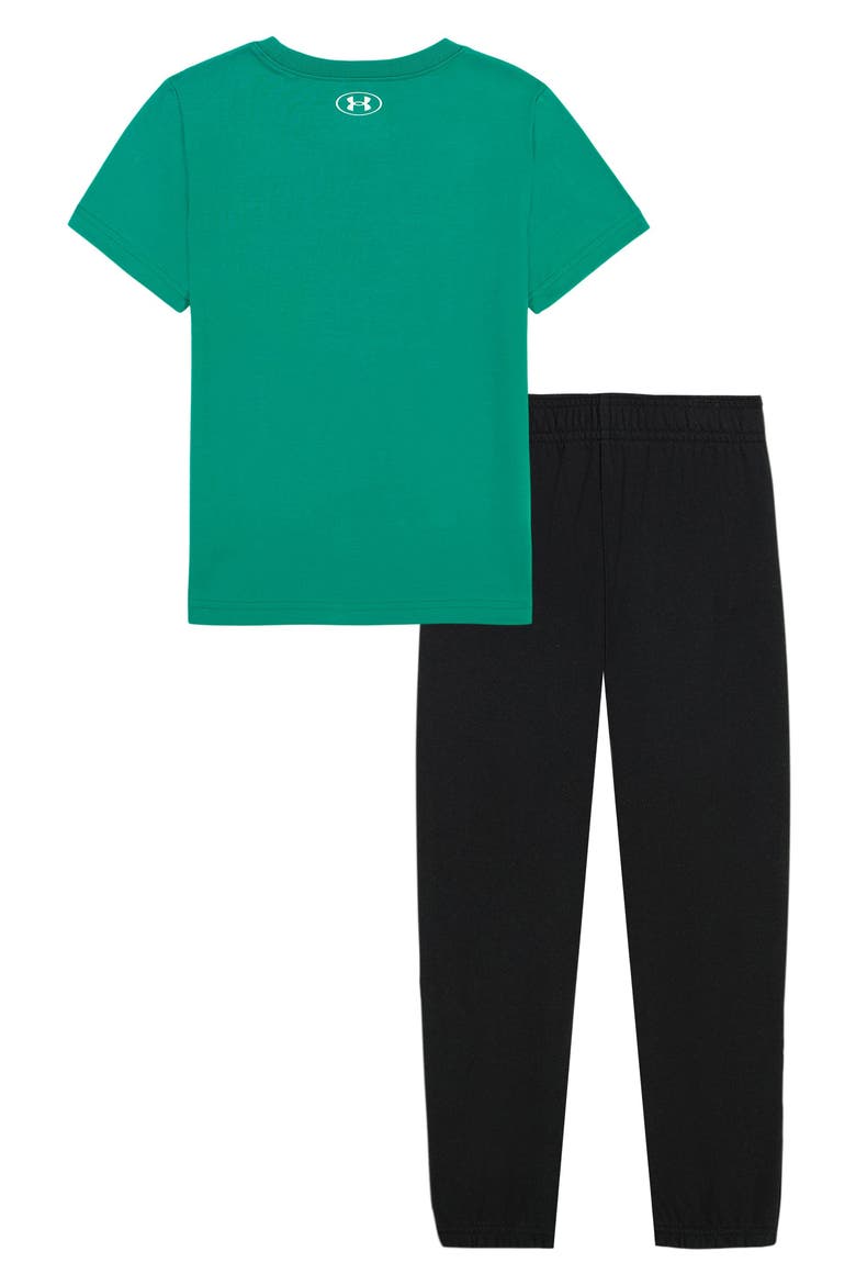 Kids' Sports Graphic Tee & Pants Set, Alternate, color, GEODE GREEN