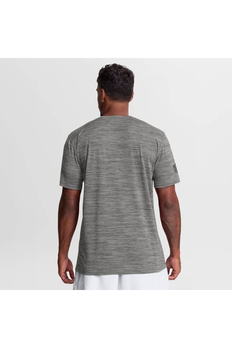 Men's Nike Gray Detroit Lions Sideline Double Covered Dri-FIT Velocity T-Shirt, Alternate, color, Gray