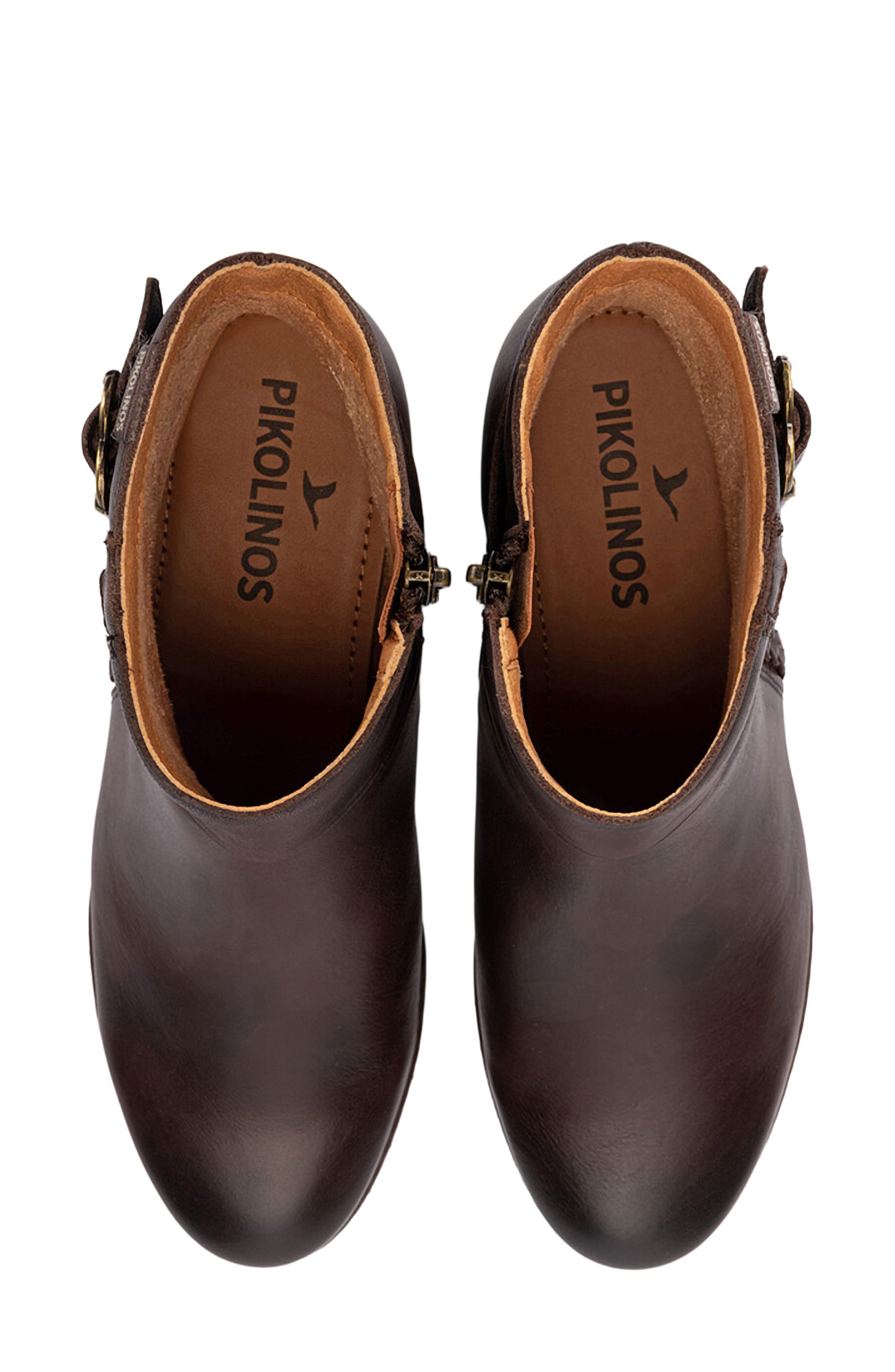 Utiel Leather Bootie, Alternate, color, CAOBA
