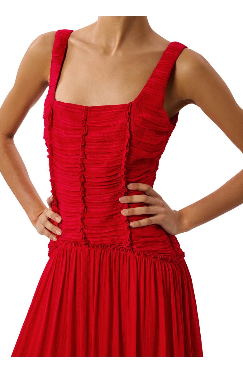 22454328 Square Neck Wide Strap Maxi Dress, Alternate, color, Red