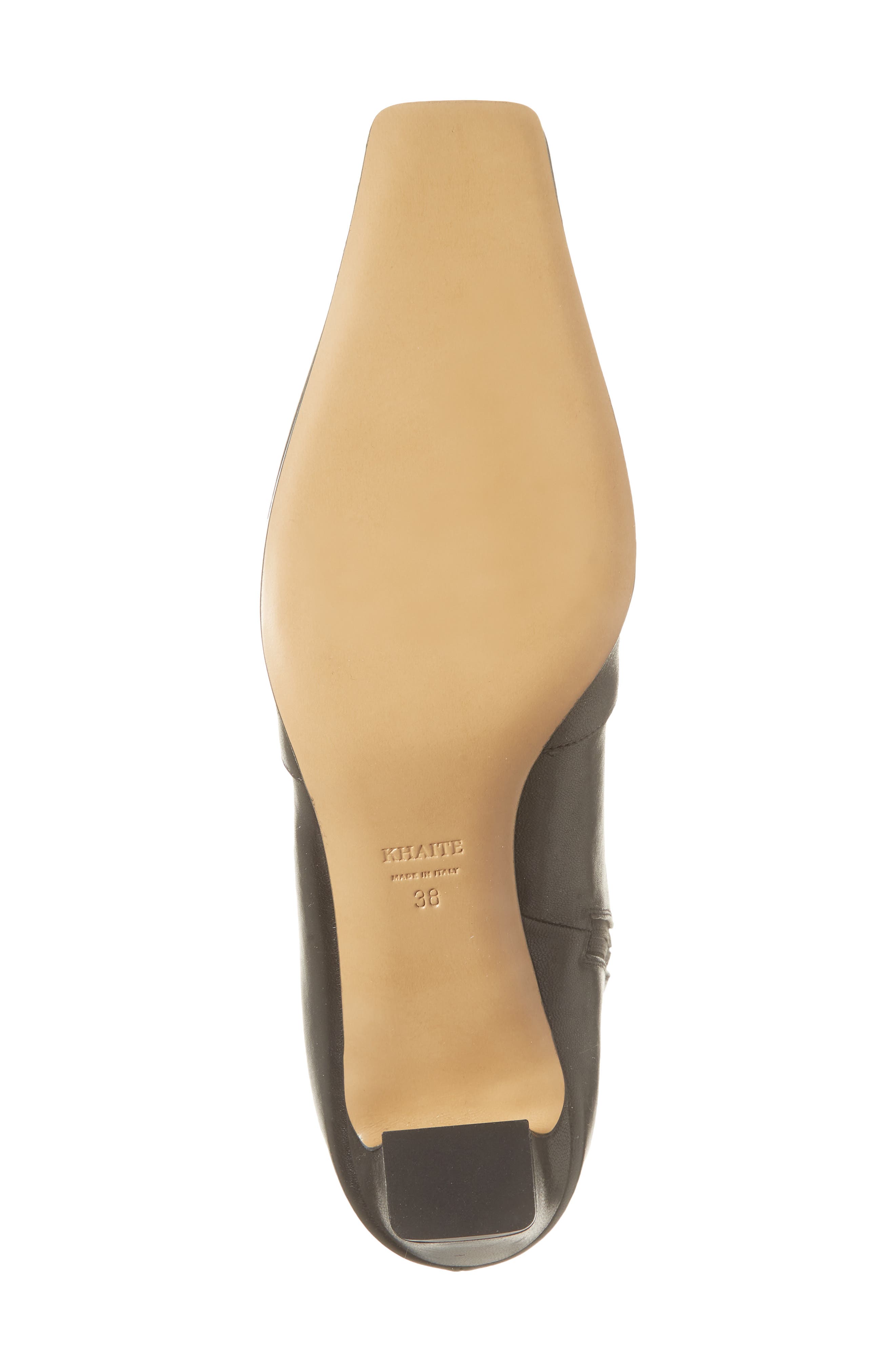 Khaite Nevada Square Toe Bootie, Alternate, color, Black