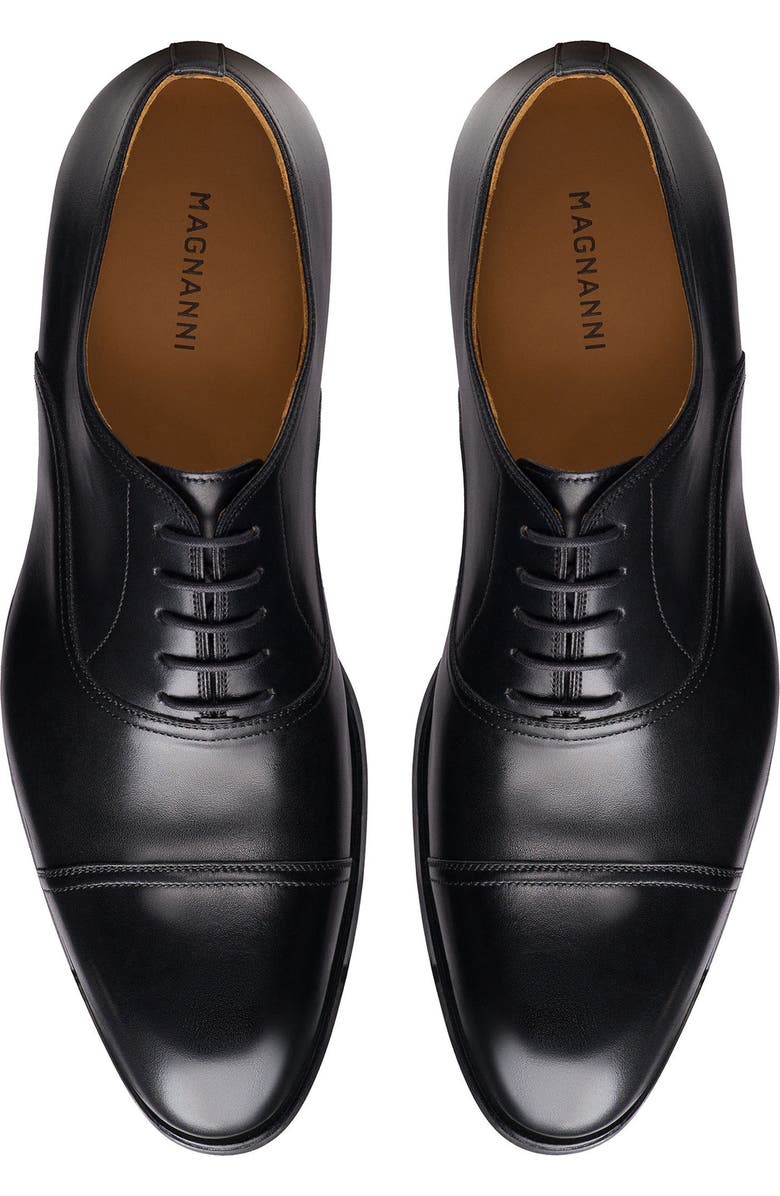 Magnanni Marcona Cap Toe Oxford, Alternate, color, Black
