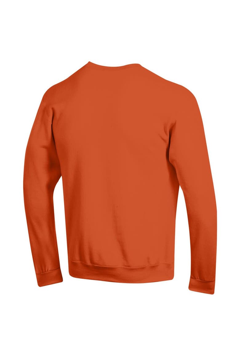 Men's Champion  Orange Clemson Tigers Basic Arch Fleece Pullover Sweatshirt, Alternate, color, Orange