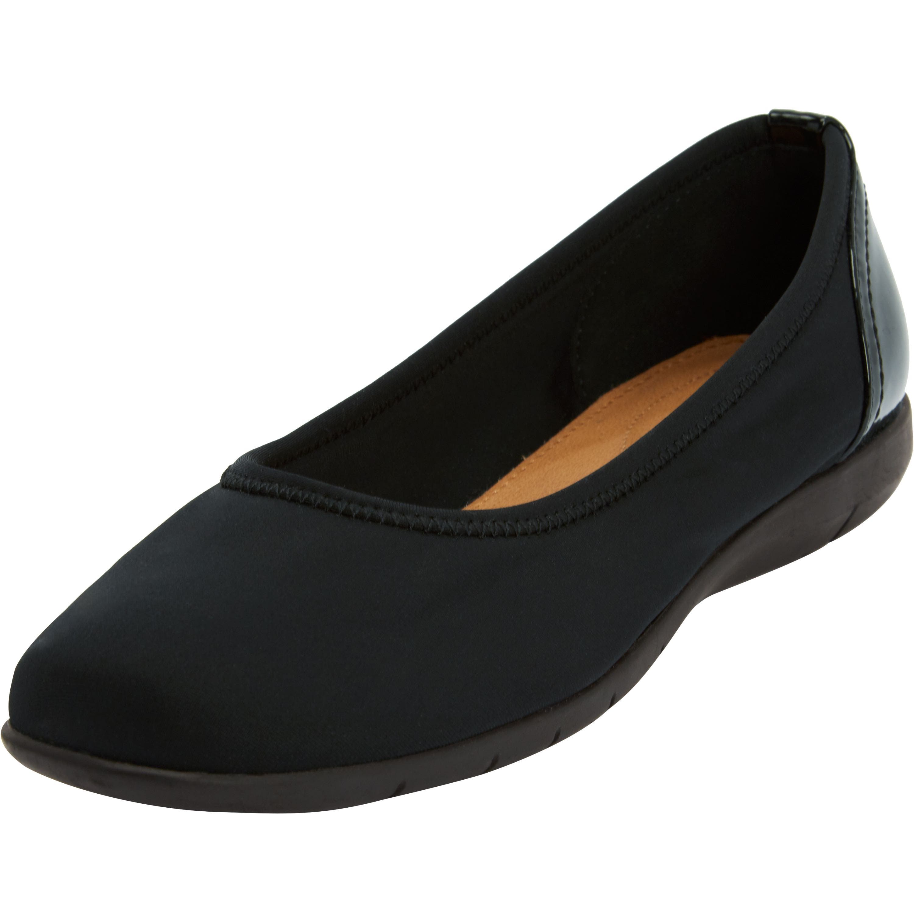 Comfortview The Lyra Slip On Flat, Main, color, Black