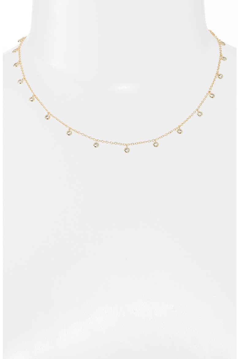 Amelia Station Chain Necklace, Alternate, color, GOLD METAL
