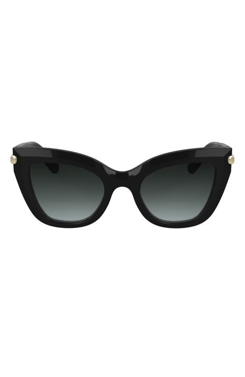Roseau 50mm Gradient Cat Eye Sunglasses