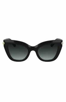 Longchamp Roseau 50mm Gradient Cat Eye Sunglasses