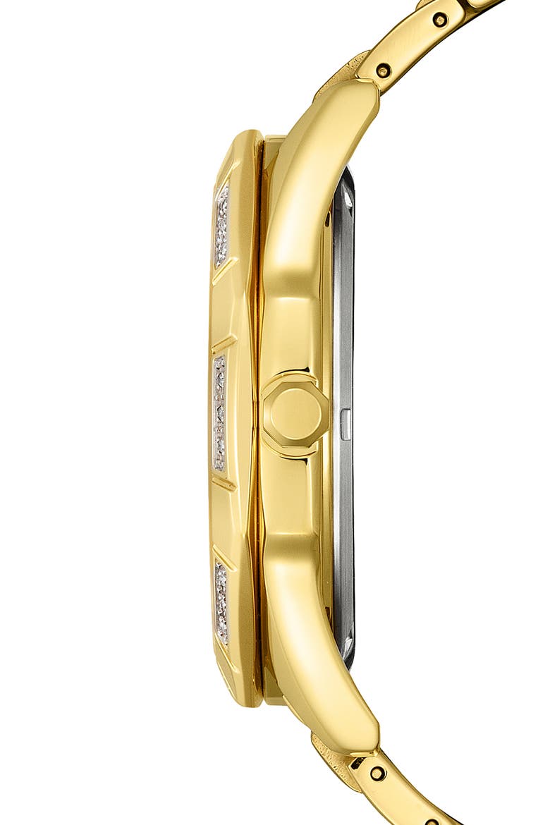Bracelet Watch, 40mm, Alternate, color, GOLD