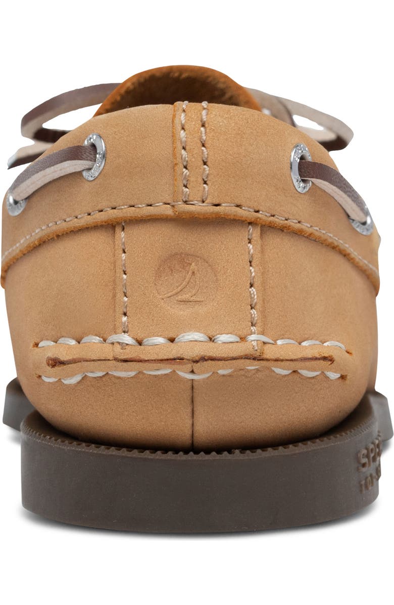 ZZDNU SPERRY TOP-SIDER<sup>®</sup> Kids' Authentic Original<sup>™</sup> 2-Eye Boat Shoe, Alternate, color, Sahara/ Brown