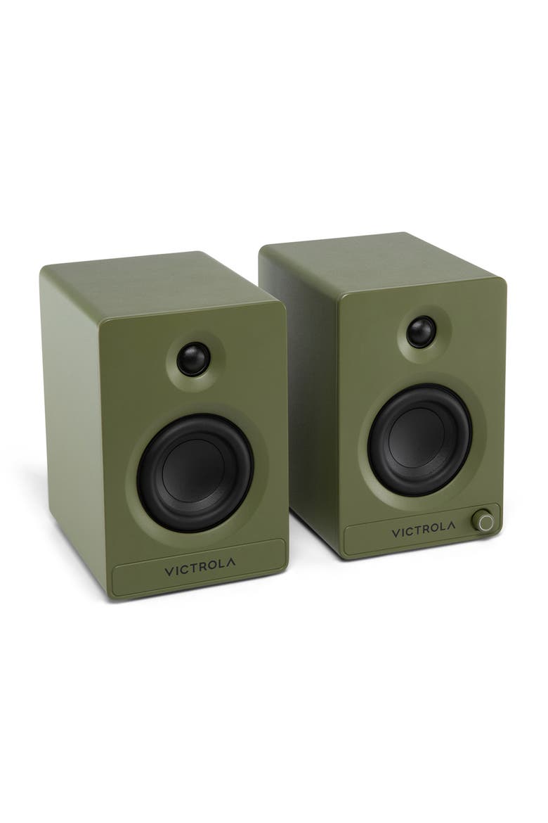 Tempo Bluetooth Bookshelf Speakers, Main, color, Green