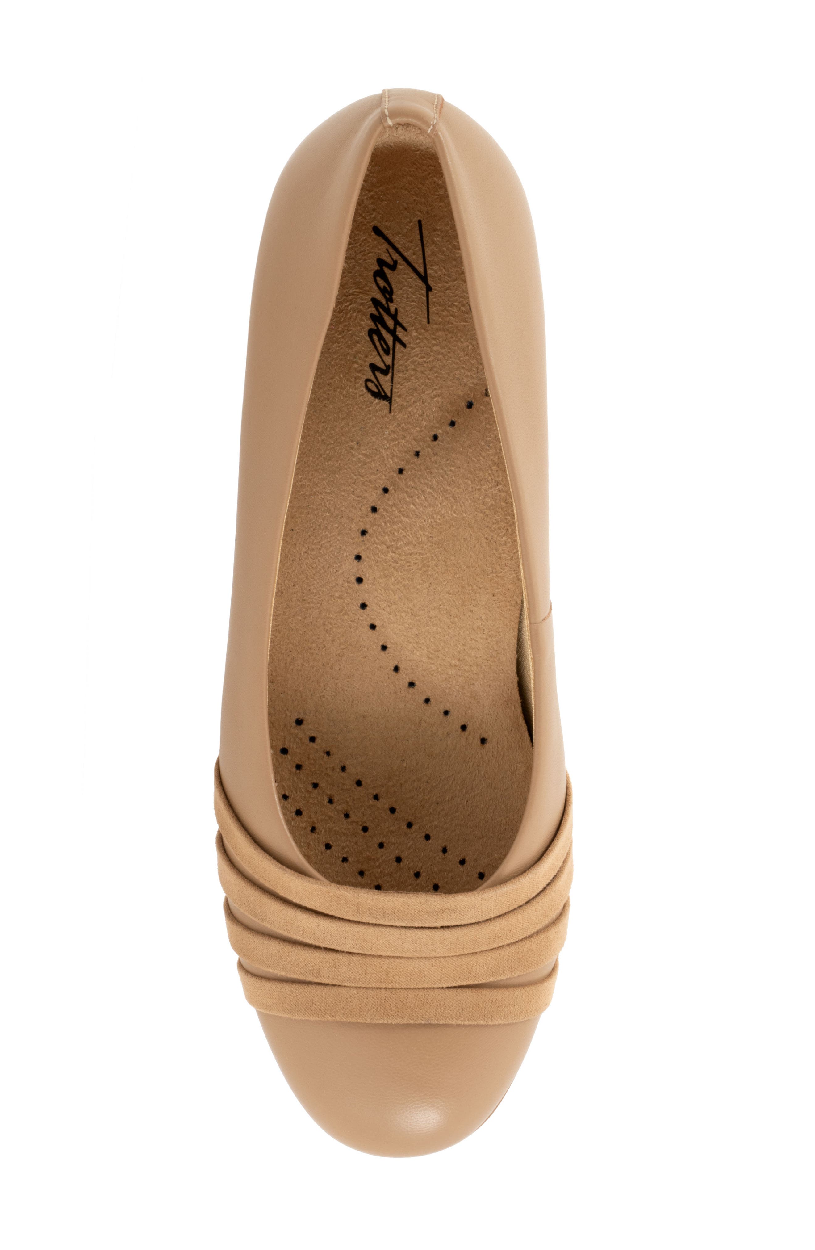 Drew Wedge Slip-On, Alternate, color, BEIGE