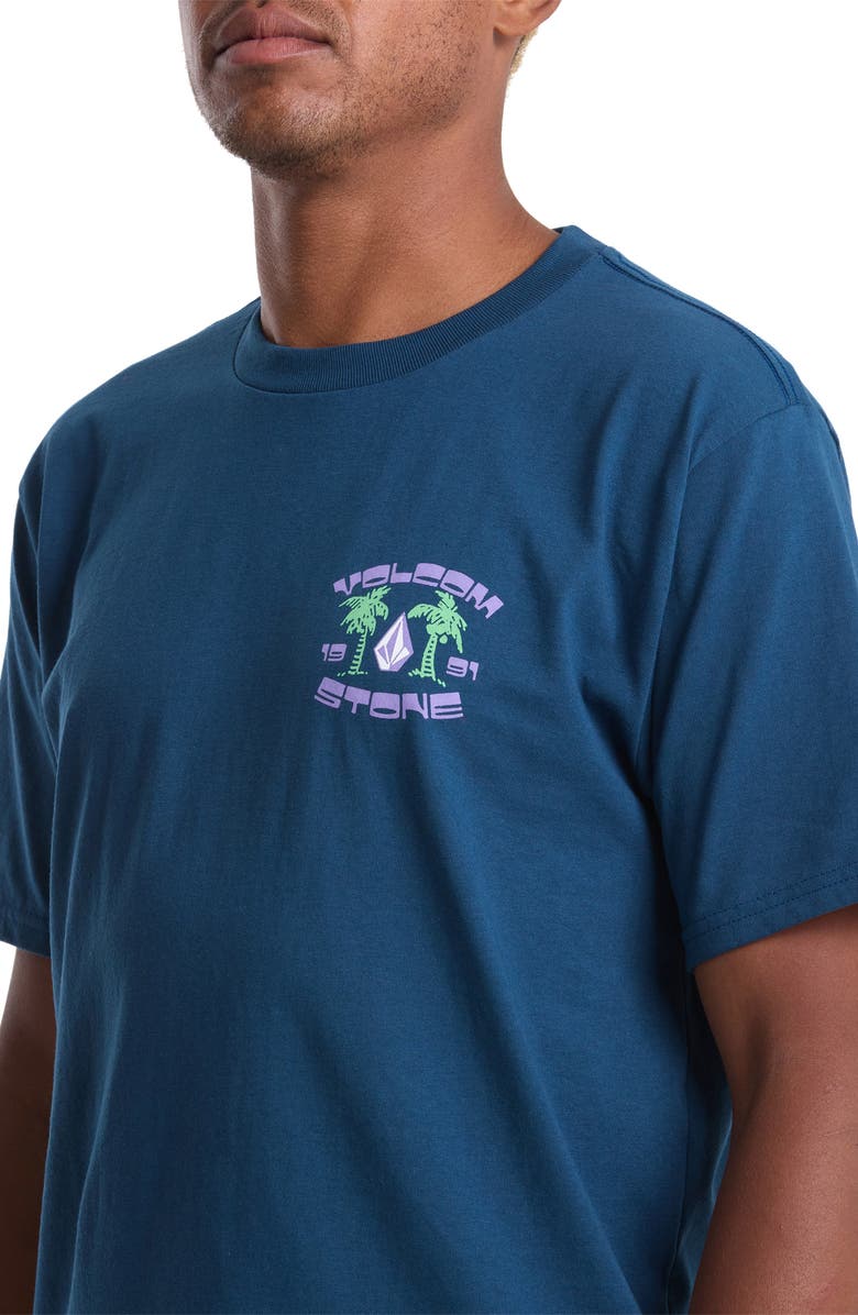 Volcom Fed Up Cotton Graphic T-Shirt, Alternate, color, Dust Bowl