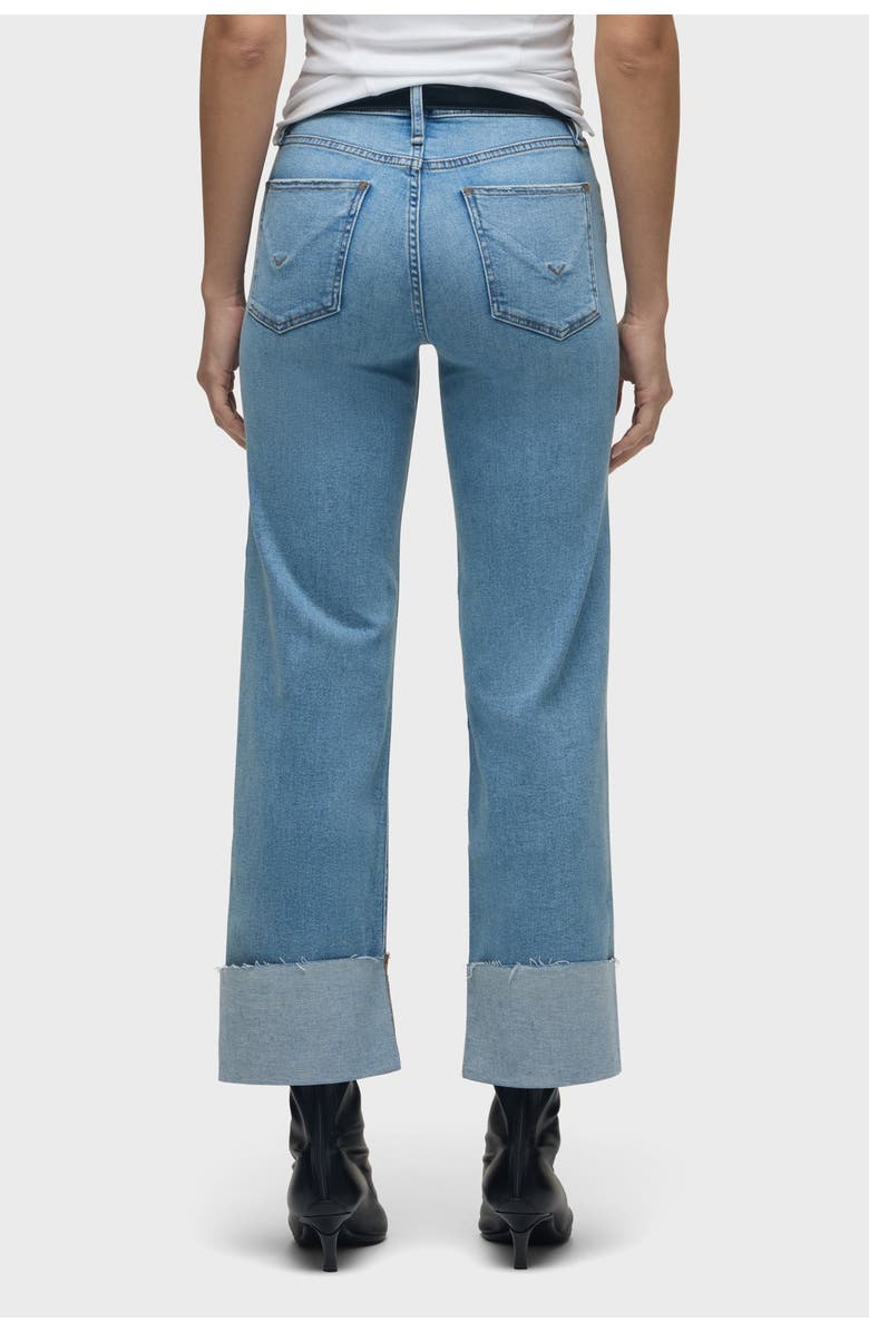 Hudson Jeans Rosie High-Rise Wide Leg Ankle Jean, Alternate, color, Oak