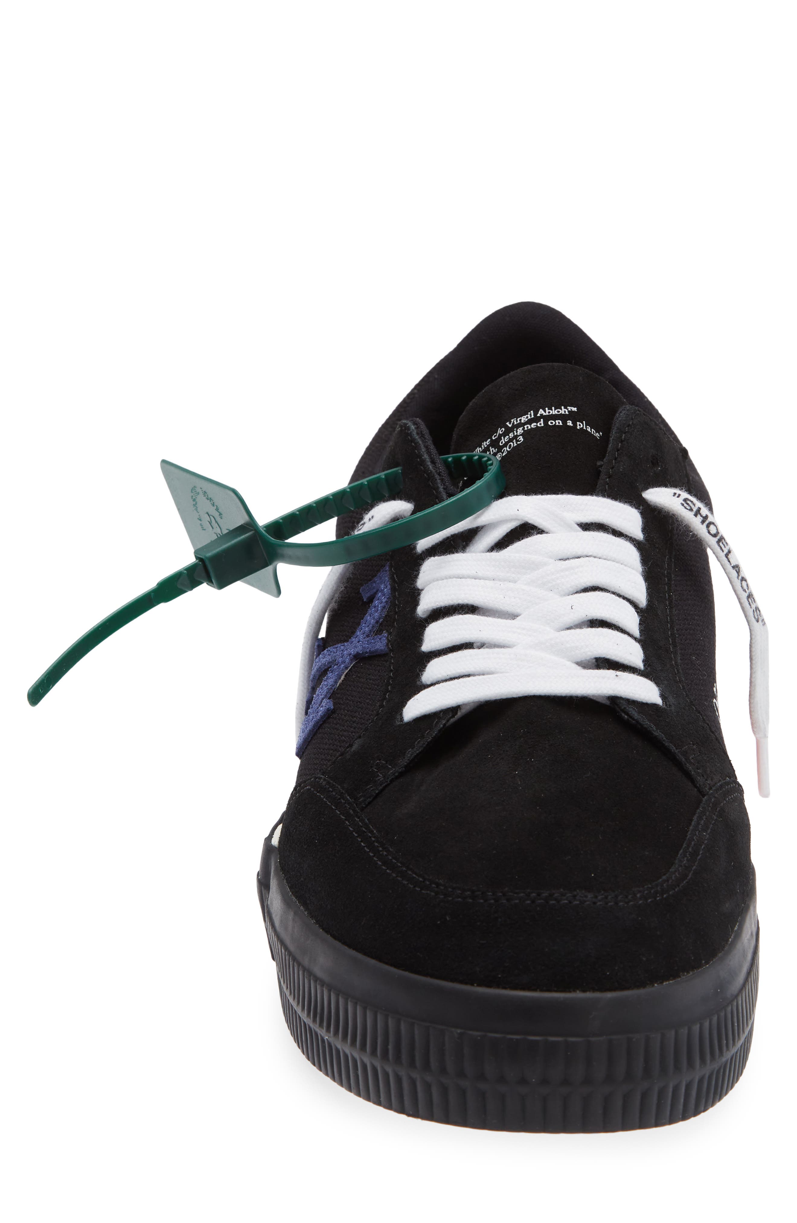 Off-White <p>Low Vulcanized Sneaker (Men)</p>, Alternate, color, Black Navy Blue