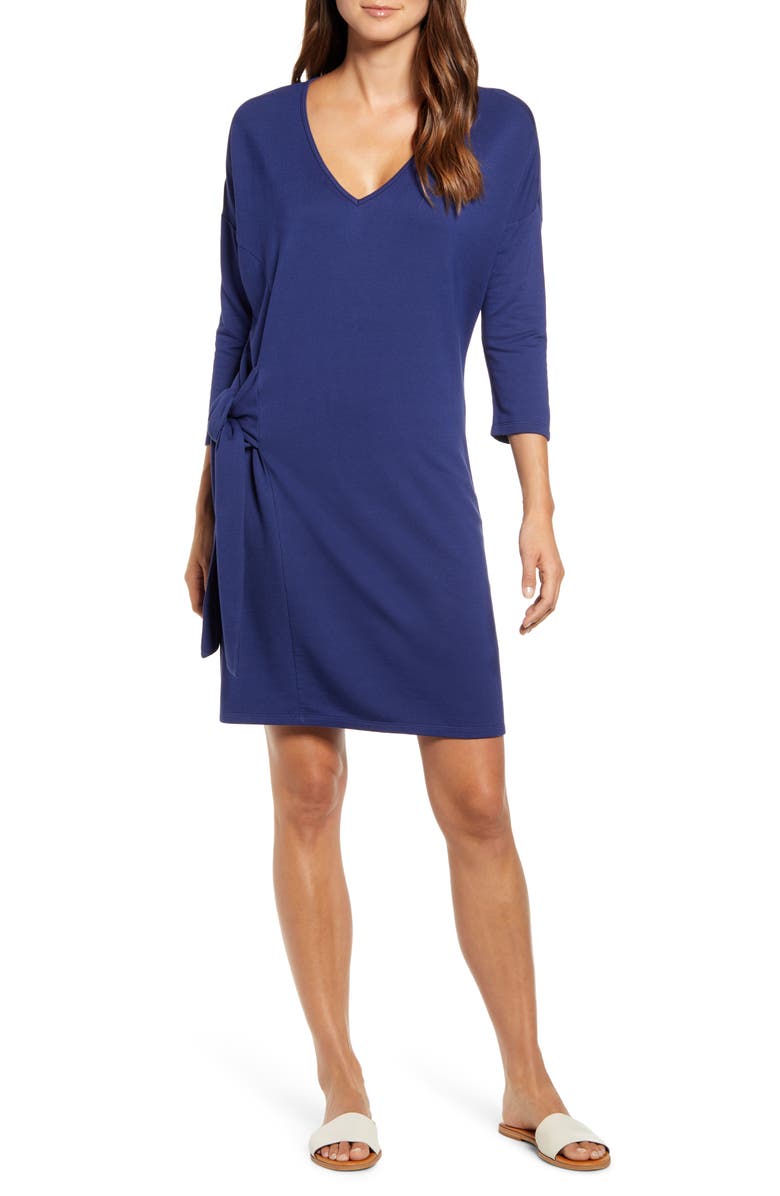 Tommy Bahama French Terry Shift Dress, Main, color, 