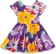 Tea Collection Button Back Skirted Dress