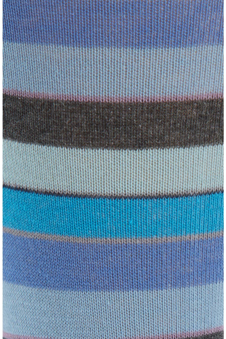 Nandor Organic Cotton Blend Socks, Alternate, color, TURQUOISE